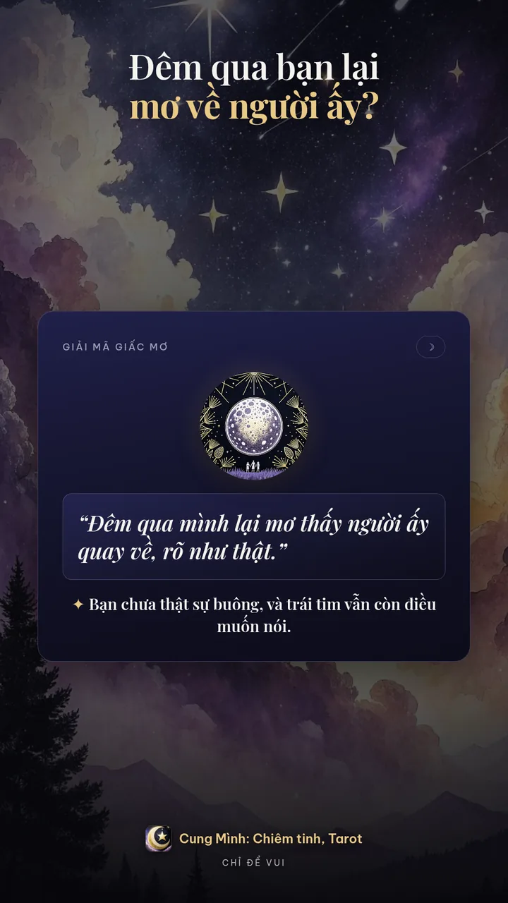 Giải mã giấc mơ đêm qua
